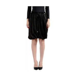 John Galliano Bubble Skirt Sz S Black Silk Vintage Designer Formal Prom EUC